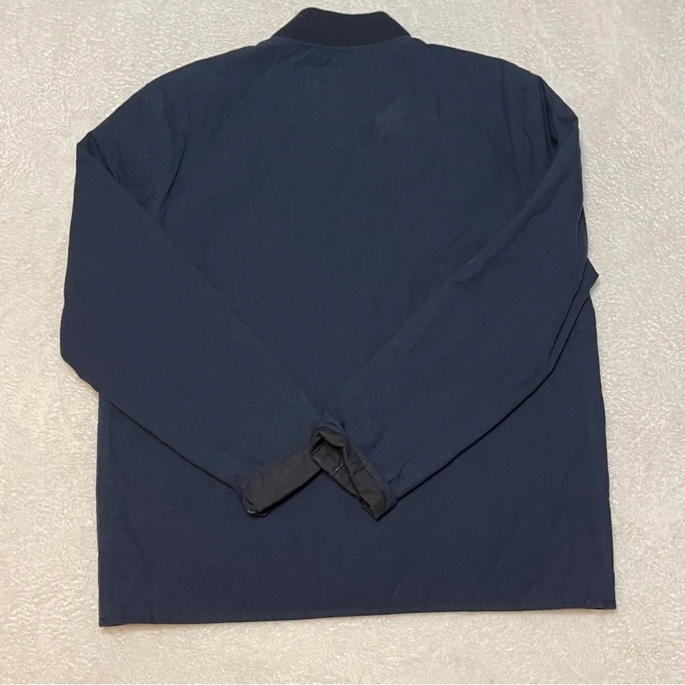 J. Crew Navy Onion-quilted insulated bomber jacket Chore Farm Men's Large‎